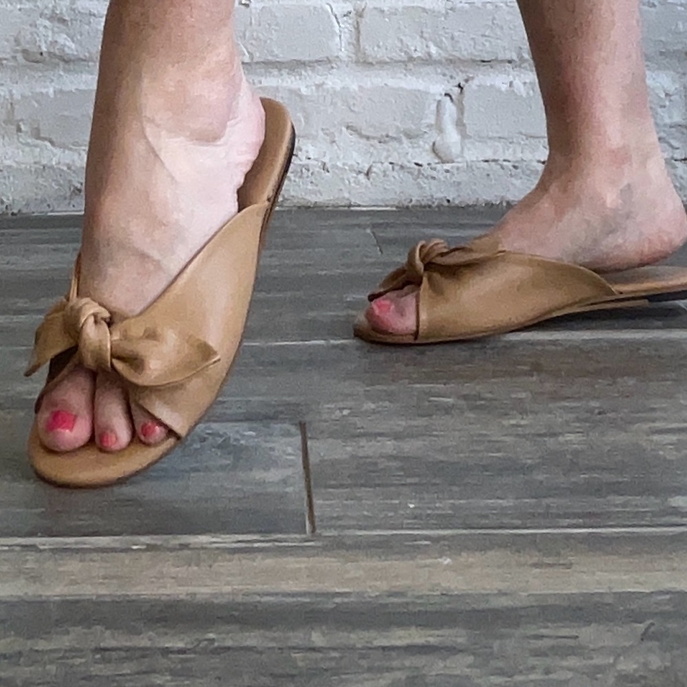Elegant Tan Slip-On Women's Shoes